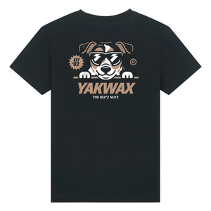 Yakwax Jack Russell Kids T-Shirt - Black - Boys Surf Brand T-Shirt by Yakwax