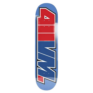 411 8.25" Logo EX7 Deck - Blue - Skateboard Deck by 411 8.25 inch