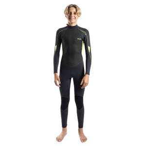 Alder 3/2mm Junior Impact Kids Full Wetsuit - Green - Kids Full Length Wetsuit by Alder