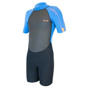 Alder 3/2mm Kids Impact Junior Shorti Wetsuit - Pacific - Kids Shorty/Spring Wetsuit by Alder