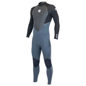 Alder Mens Stealth 5/4/3Mm Backzip Wetsuit - Black - Mens Full Length Wetsuit by Alder