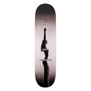 April 8.25" Yuto Fade Deck - Black - Skateboard Deck by April 8.25 inch