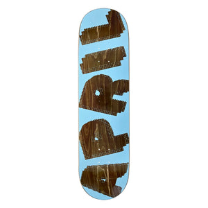 April 8.38" Halftone Skate Deck - Brown/Light Blue - Skateboard Deck by April 8.38 inch