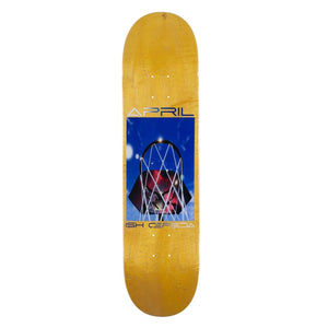 April 8.38" Ish Cepeda All Net Deck - Yellow - Skateboard Deck by April 8.38 inch