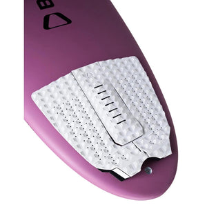 Bell 3 Piece Standard Surfboard Tail Pad - White - 3 Piece Tail Pad by Bell