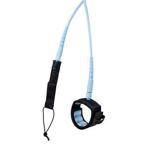 Bell 6ft Daily 6.5mm Surfboard Leash - Ice - 8ft Surfboard Leash by Bell 6ft
