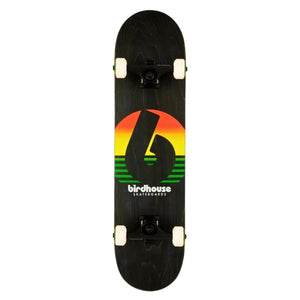 Birdhouse Sunset Stage 3 Complete Skateboard - Rasta - Complete Skateboard by Birdhouse 7.75 inch