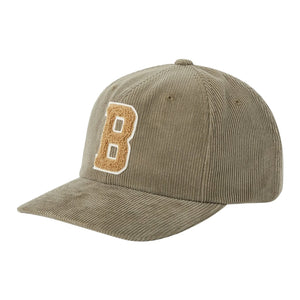 Brixton Big B MP Cap - Dark Olive Corduroy - Strapback Cap by Brixton One Size