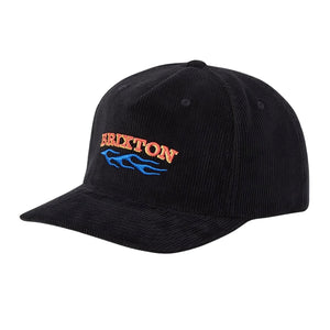 Brixton Clifton Snapback - Black - Snapback Cap by Brixton One Size