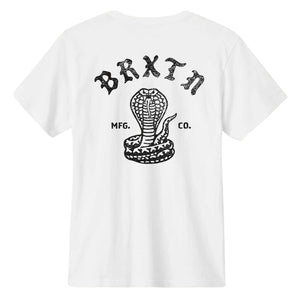 Brixton Darver T-Shirt - White - Mens Graphic T-Shirt by Brixton