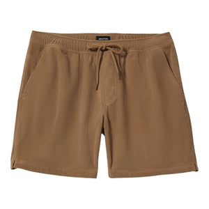 Brixton Everyday Corduroy Shorts - Vintage Khaki - Mens Walk Shorts by Brixton