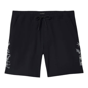 Brixton Everyday Stretch Hybrid Shorts - Black - Mens Walk Shorts by Brixton