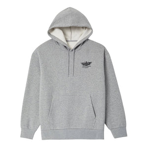 Brixton Ewing Hood - Heather Grey - Mens Pullover Hoodie by Brixton