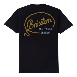 Brixton Gallatin T-Shirt - Black - Mens Graphic T-Shirt by Brixton