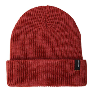 Brixton Heist Beanie - Red Earth - Fold Beanie by Brixton