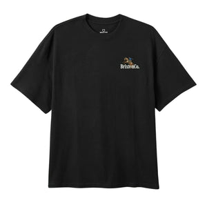 Brixton Inwood T-Shirt - Black - Mens Graphic T-Shirt by Brixton