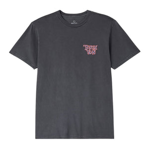 Brixton Rockton T-Shirt - Black Worn Wash - Mens Graphic T-Shirt by Brixton