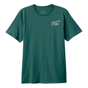 Brixton Rothwell T-Shirt - Night Sage - Mens Graphic T-Shirt by Brixton