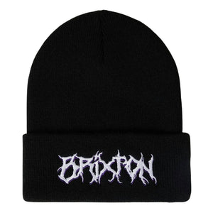 Brixton Void Hunter Watch Cap Beanie - Black - Fold Beanie by Brixton
