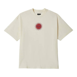 Brixton Zephyr Oversized T-Shirt - Cream - Mens Graphic T-Shirt by Brixton