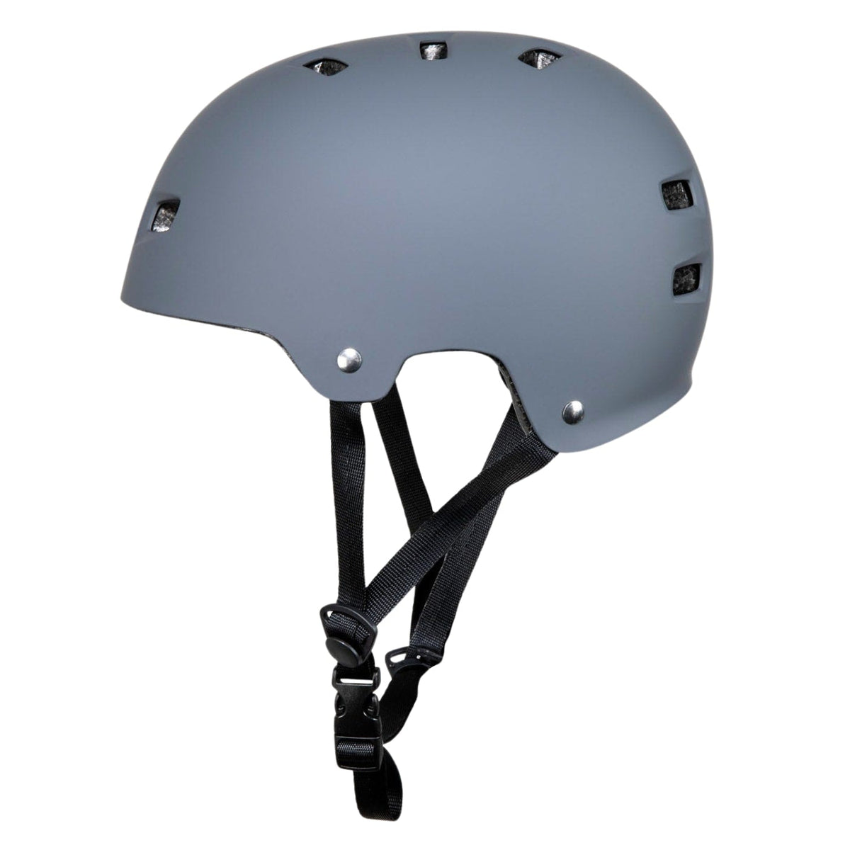 Bullet Deluxe Kids Youth Helmet - Matt Graphite - Skateboard Helmet by Bullet OSFA (49-54cm)