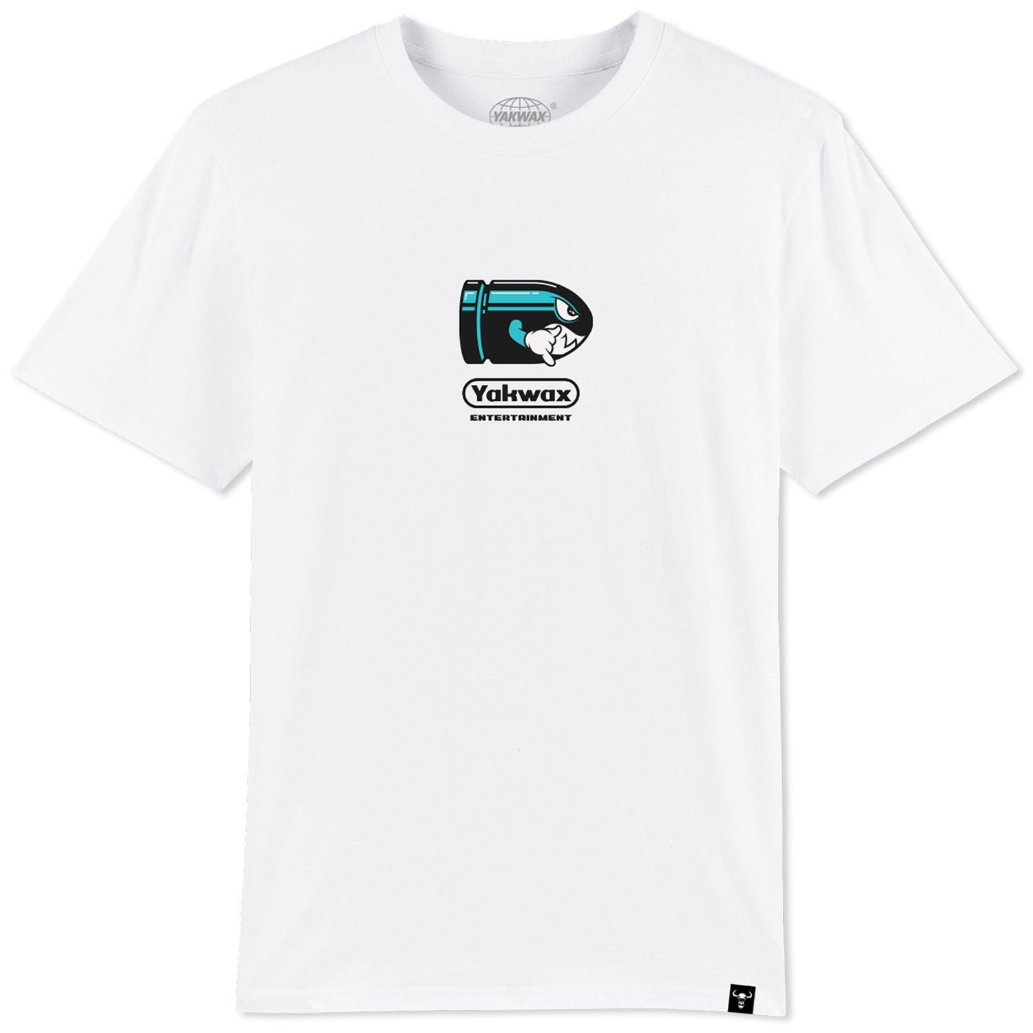 Yakwax Entertainment Bullet T-Shirt - White - Mens Surf Brand T-Shirt by Yakwax