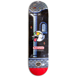 Yakwax Castle Level Skateboard Deck - Black - Skateboard Deck by Yakwax