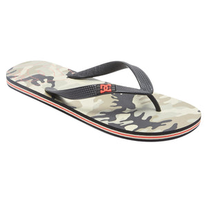 DC Spray Sandal Flip Flops - Tan/Camo - Mens Flip Flops by DC