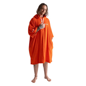 Dryrobe Towel Robe - Orange - Changing Robe Poncho Towel by Dryrobe