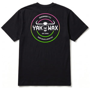 Yakwax Est 2002 T-Shirt - Black/Fruit - Mens Graphic T-Shirt by Yakwax