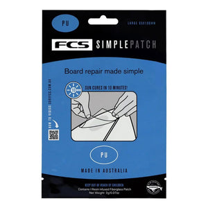 FCS Simple Patch Repair Patch - PU - Clear - Polyester Resin Surfboard Repair by FCS 1g/0.04oz