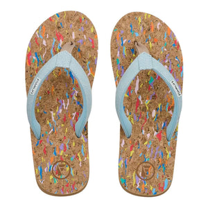 Foamlife Goldie Womens Flip Flops - Denim Blue - Womens Flip Flops by FoamLife