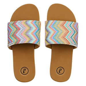 Foamlife Womens K Bay Slider Sandals - Latte Brown - Womens Flip Flops by FoamLife