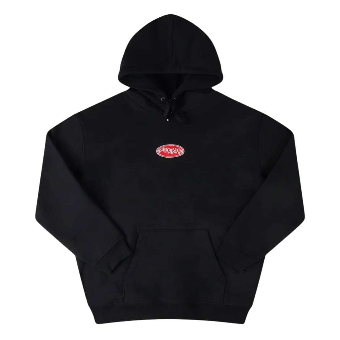 Former Flatline Hood - Black - Mens Pullover Hoodie by Former