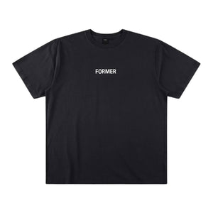 Former Legacy Overdye T-Shirt - Washed Black - Mens Graphic T-Shirt by Former