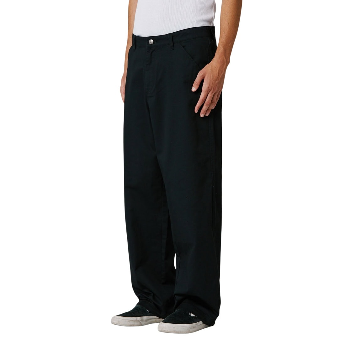 Former Reynolds Work Pant - Black FA25 - Mens Chino Pants/Trousers by Former