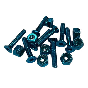 G-Tool 1 Inch Allen Bolts - Blue - Skateboard Truck Bolts by G-Tool 1 inch