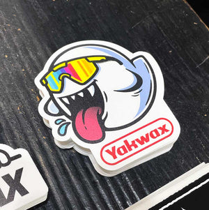 Yakwax Ghost Sticker 80mm x 86mm - Gifts for Skateboarders by Yakwax