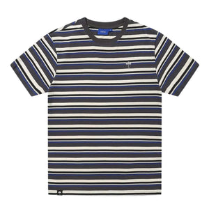 Helas Rayo Striped T-Shirt - Grey - Mens Graphic T-Shirt by Helas