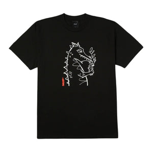 Huf Cash Dragon T-Shirt - Black - Mens Graphic T-Shirt by Huf