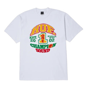 Huf Champion Sound T-Shirt - White - Mens Graphic T-Shirt by Huf