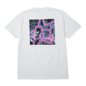 Huf Cyberpunk T-Shirt - White - Mens Graphic T-Shirt by Huf