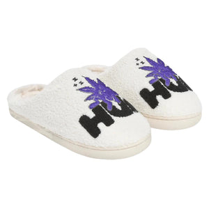 Huf Fuzzy Slipper - Cream - Mens Casual Shoes by Huf