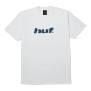 Huf H Dot T-Shirt - White - Mens Graphic T-Shirt by Huf