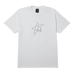 Huf H Star Astral T-Shirt - White - Mens Graphic T-Shirt by Huf