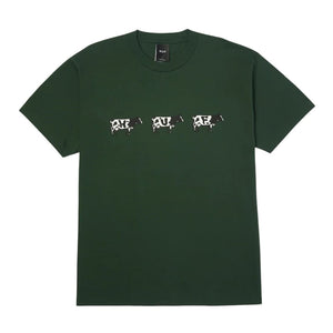 Huf Moo Tee - Forest Green - Mens Graphic T-Shirt by Huf
