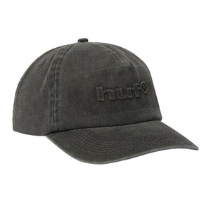 Huf Pacific Wash 5 Panel Cap Hat - Black - Snapback Cap by Huf One Size