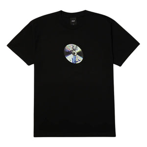 Huf Playlist T-Shirt - Black - Mens Graphic T-Shirt by Huf