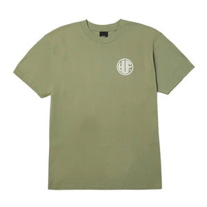 Huf Regional Tee - Desert Green/White - Mens Graphic T-Shirt by Huf
