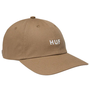 Huf Set OG 6 Panel Cap - Stone - Strapback Cap by Huf One Size